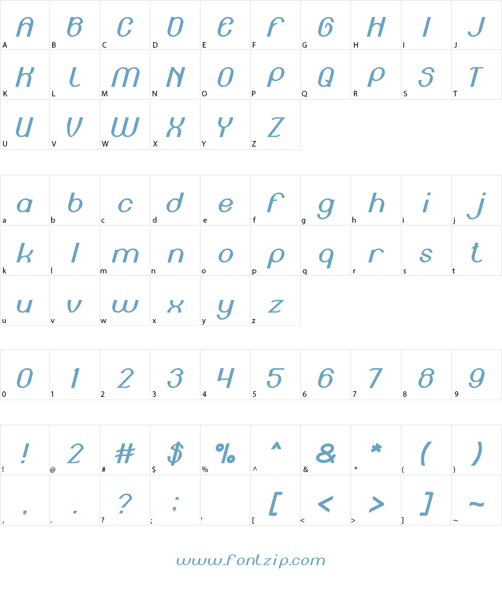Engine Power Font Character